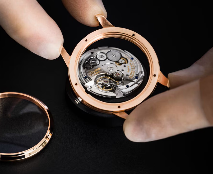 機芯抹油保養 - Glashütte 機芯拆解清潔潤滑
